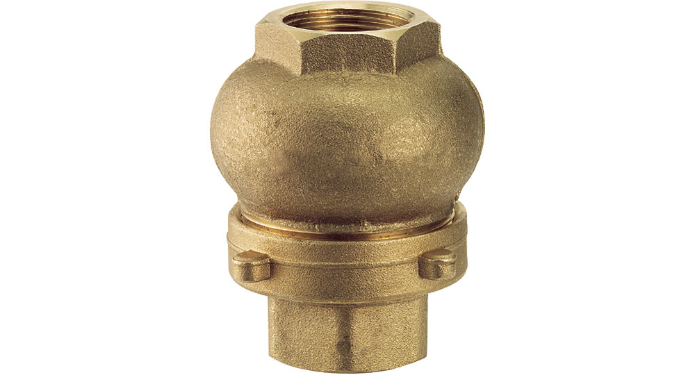 Check valve F.F. for vertical pipe ”EMILIA TYPE”.