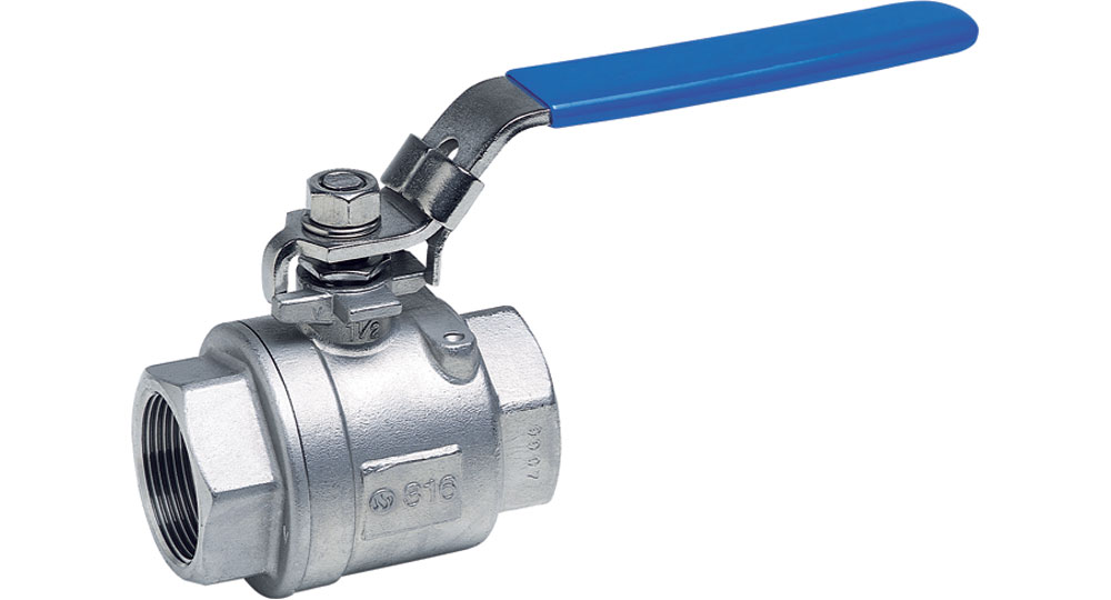 Ball valve full bore F.F stainless steel AISI 316(two pieces).